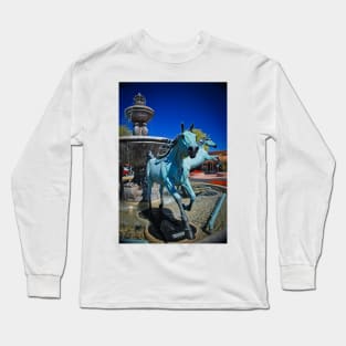 Arabian Horse Sculpture Long Sleeve T-Shirt